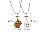 Milk Cookie Best Friends Friendship Necklace