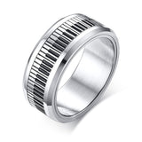 Titanium Steel Piano Swivel Ring