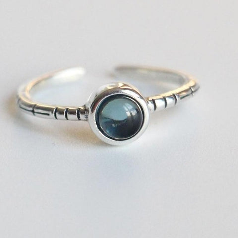 Thai Silver Opal Ring