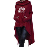 Bad Witch Asymmetric hoodie