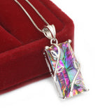 Rainbow Mystic Topaz Pendant