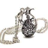 Hollow Bottle Pendant Charm Necklace