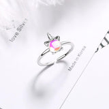 Unicorn Moonstone Ring