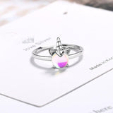 Unicorn Moonstone Ring