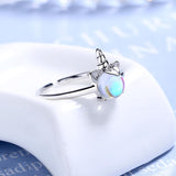 Unicorn Moonstone Ring