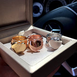 Retractable Heart Ring Bracelet