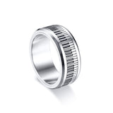 Titanium Steel Piano Swivel Ring