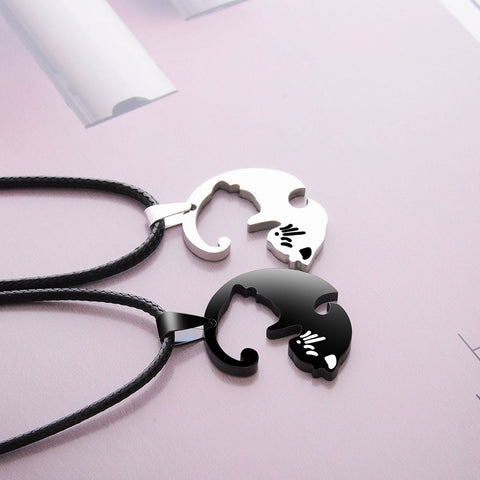 Heart Cat Necklace