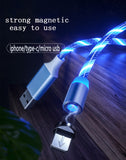 Magnetic Luminous Lightning USB Cable