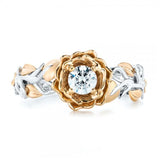 Elegant Gold Flower Ring