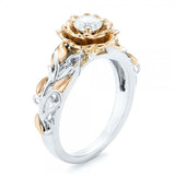 Elegant Gold Flower Ring
