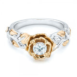 Elegant Gold Flower Ring
