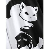 Black and White Cat Sweatshirt
