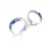 Starry Sky Match Rings