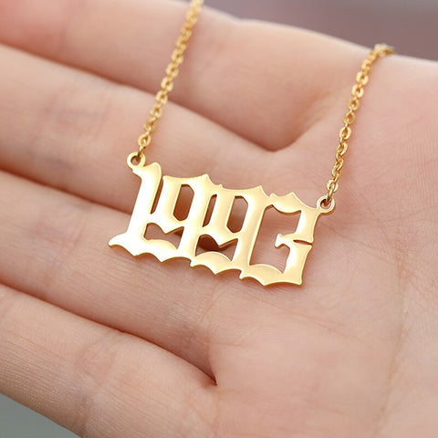 Customizable Year Necklace