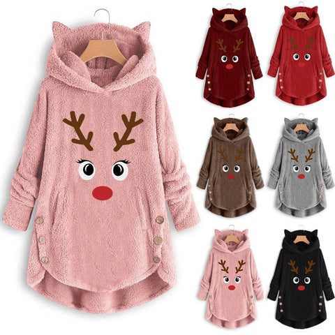 Reindeer Cat Hoodie