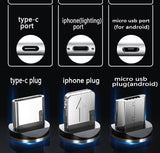Magnetic Luminous Lightning USB Cable