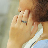Exquisite Carved Rose Flower Ring