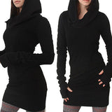 Long Sleeve Hoodie Dress