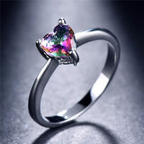 Mystic Rainbow Opal Ring