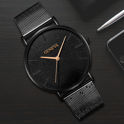 Geneva Quartz Ultra Thin Watch