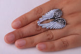 Gold and Silver Plated Angel Wings Rings