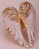 Gold and Silver Plated Angel Wings Rings