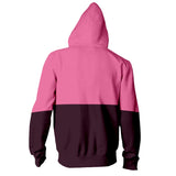 Peek a Boo Unisex Bi Color Cat Hoodie
