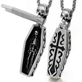Skeleton Coffin Necklace