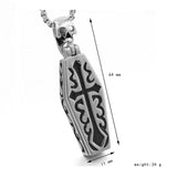 Skeleton Coffin Necklace