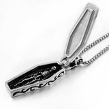 Skeleton Coffin Necklace