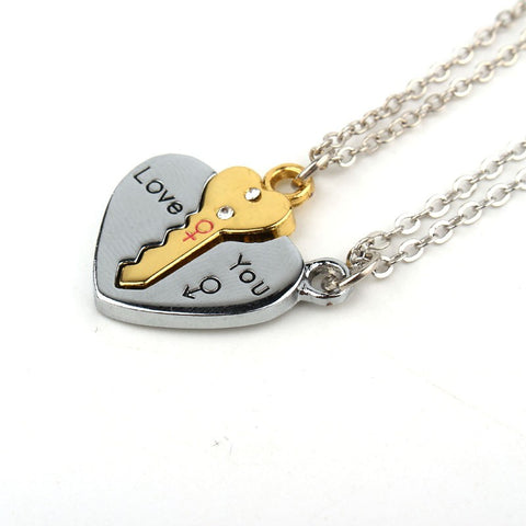 Lock Love Key Necklace