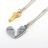 Lock Love Key Necklace