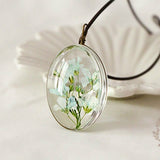 Time Dome Dried Flower Necklace
