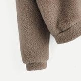 Fluffy Fleece Bear Hoodie