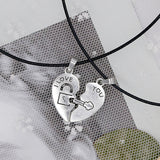 Two Piece Heart Necklace