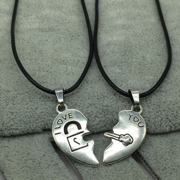 Two Piece Heart Necklace