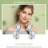 Fox Animal Stud Earrings