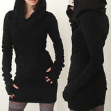 Long Sleeve Hoodie Dress