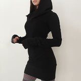 Long Sleeve Hoodie Dress