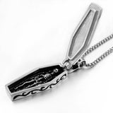 Skeleton Coffin Necklace