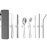 Portable Dinnerware Set Travel