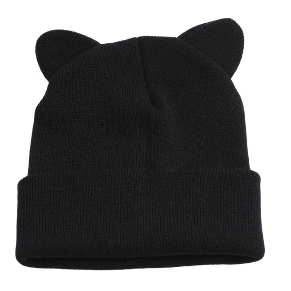 Cat Ears Knitted Beanies
