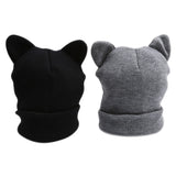 Cat Ears Knitted Beanies