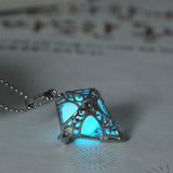 Luminous Cone Pendant Necklace