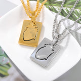 Anatomical Puzzle Heart Necklace