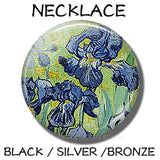 Van Gogh Art Oil Paintings Glass Necklace