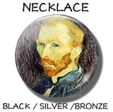 Van Gogh Art Oil Paintings Glass Necklace