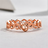 Honeycomb Bee Ring