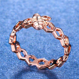 Honeycomb Bee Ring